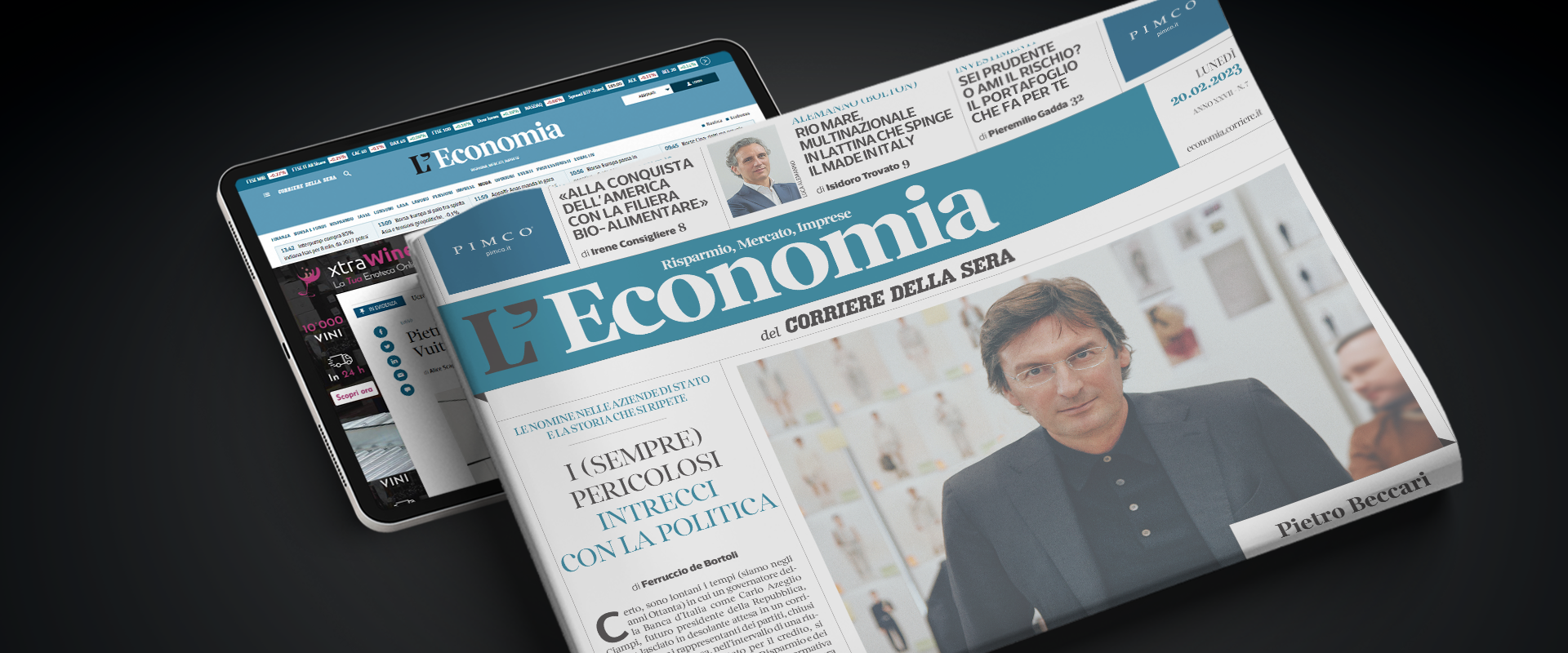 L’Economia 1 economia header